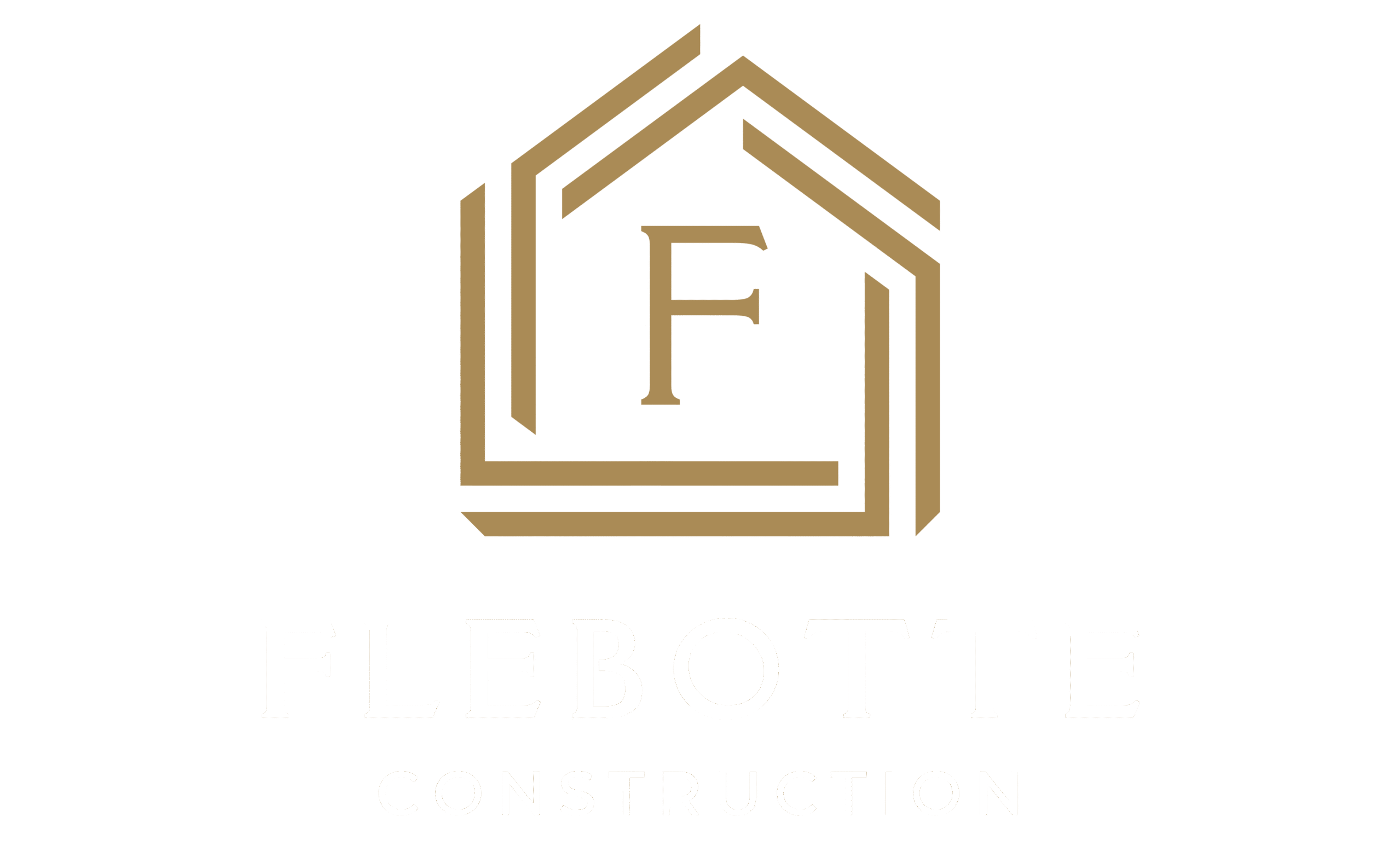 Flebotte Construction Logo White